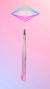 Pinces Avec Embout Silicone - Plates - Sakura Et Crème Créations Sortilege